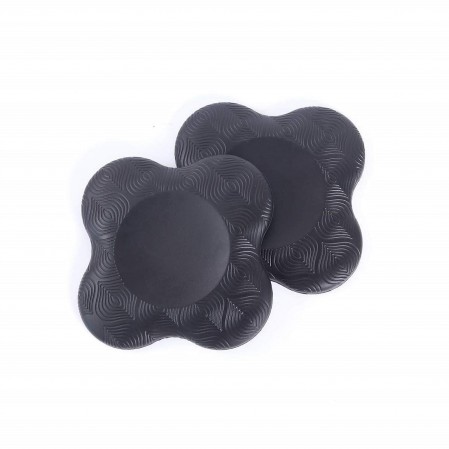 Yoga Knee PU Pads Support for Yoga and Pilates Exercise, Cushion for Knees,Elbow and Head 2 Packs