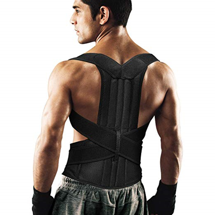 2019 High quality Posture Corrector – Back Brace Posture Corrector Keep Spine Safe for Women and Men Provide Lumbar Protection Full Adjustable Elastic Straps – Rise Group