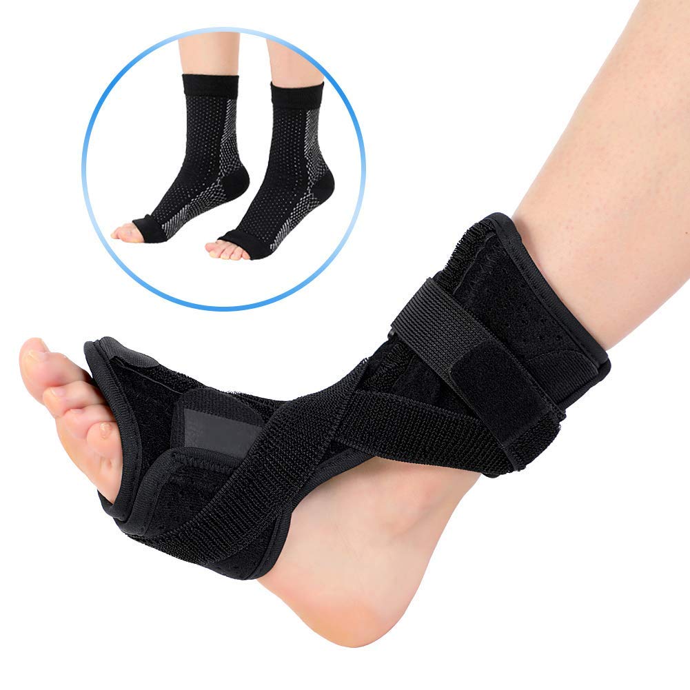 2019 High quality Posture Corrector – Plantar Fasciitis Night Splint with planter facilities socks – Rise Group