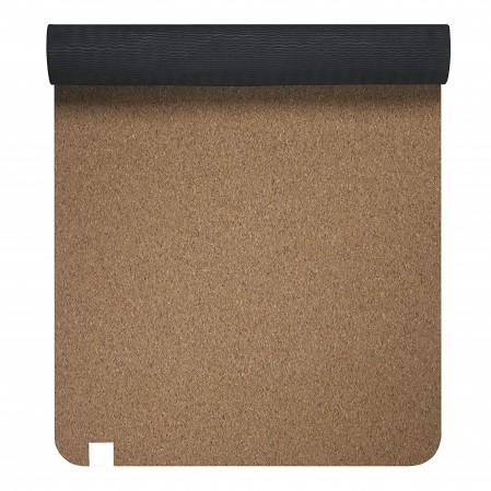 Natural yoga Cork Mat Options, Roots Yoga Mat with Natural Rubber Bottom