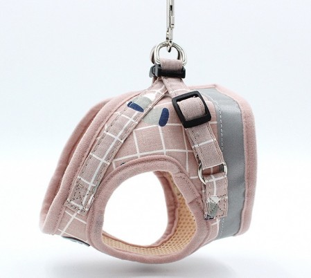 Soft Mesh Dog Cat Harnesses Lightweight Reflective Padded Vest Harnesses