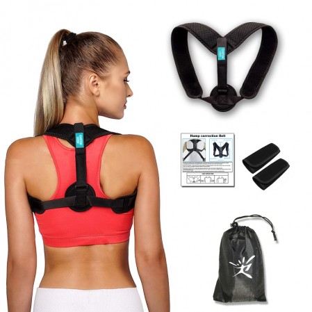 Customize physics therapy adjustable back posture corrector for Women and Men