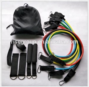 exercise 11 piece resistance tube set