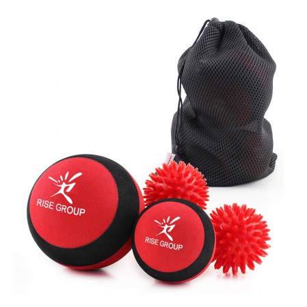OEM Logo EVA Foam Massage Ball Set Large, Middle, Small for All Muscle Groups Lower Back Set