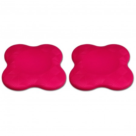 Yoga Knee PU Pads Support for Yoga and Pilates Exercise, Cushion for Knees,Elbow and Head 2 Packs
