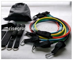 exercise 11 piece resistance tube set
