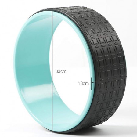 Yoga Wheel Prop for Stretching  Back Pain Pilates Bends Massage Roller