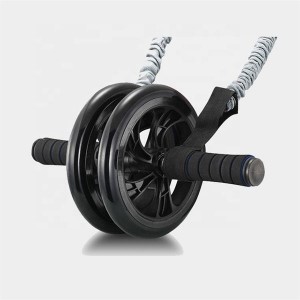 Fitness AB Wheel Roller Pull Rope