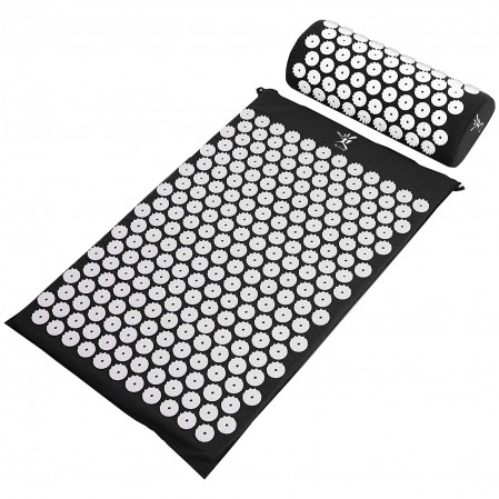 Acupressure mat with spiky ball