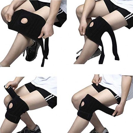 Adjustable Open Patella Knee Support for Arthritis Sports with Adjustable & Breathable Neoprene