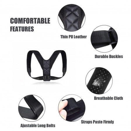Universal  Posture Corrector ,Pain Relief From Neck, Back & Shoulder,Adjustable back brace
