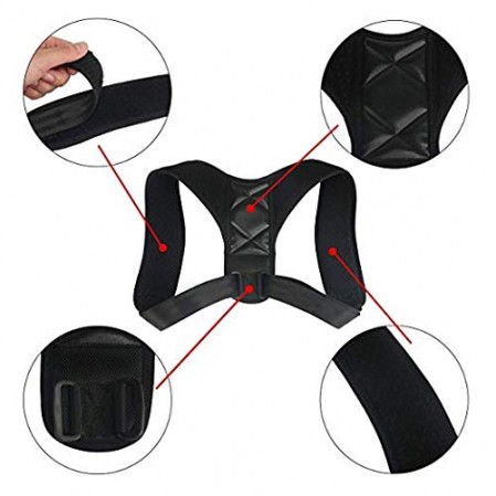 Universal  Posture Corrector ,Pain Relief From Neck, Back & Shoulder,Adjustable back brace