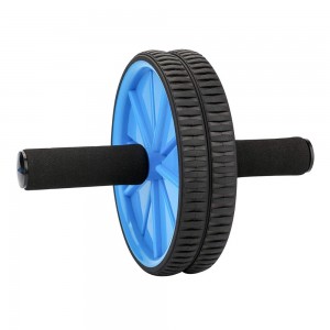 Ab Abdominal Exercise Roller  Dual Wheel with Foam Handles