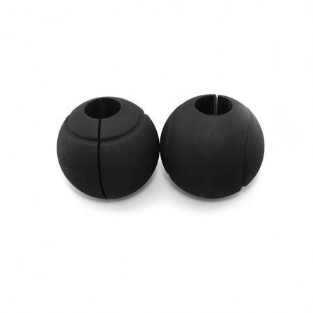 Spherical arm terminator, unique dumbbell barbell grip