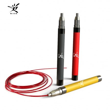 Self-Locking Screw-Free Design Weighted 360 Degree Spin Silicone Grip jumping rope