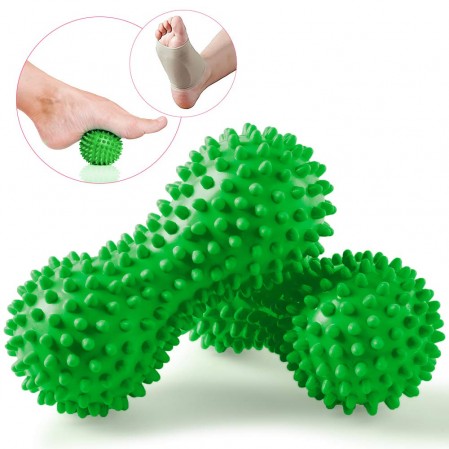 Spiky ball Peanut Massager ball Set for Deep Tissue Reflexology