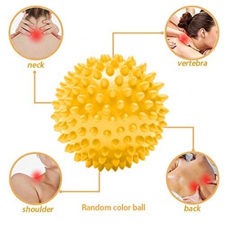 3 Pack Foot Massage Roller Massage Spiky Balls and Muscle Roller Stick