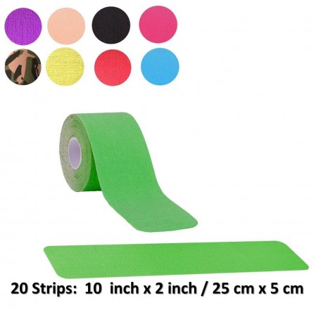 Pro Kinesiology Athletic Therapeutic muscle Tape, Latex Free, Water Resistant
