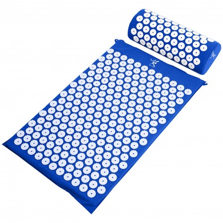 Acupressure mat with spiky ball