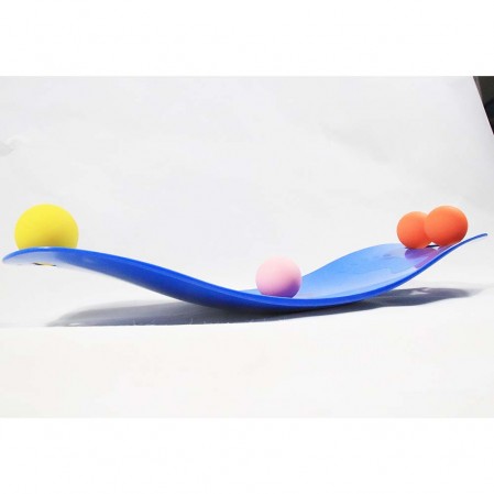 Abs Legs Core Workout Balance Board with resistance tube