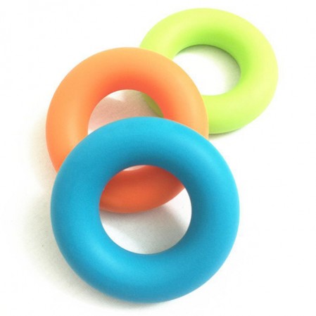 Logo service Silicone hand grip silicone rubber hand grip ring Finger Strength Training