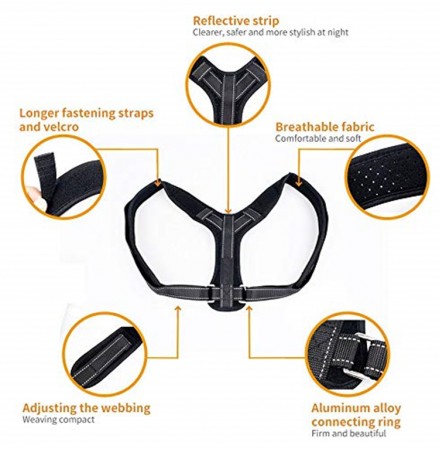 Effective Comfortable Adjustable Posture Correct Brace,Back Posture Corrector for Men and Women