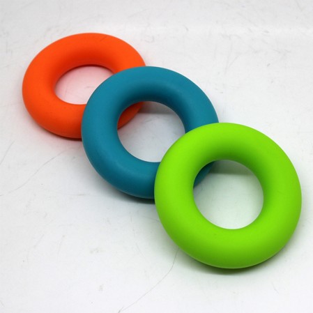 Logo service Silicone hand grip silicone rubber hand grip ring Finger Strength Training
