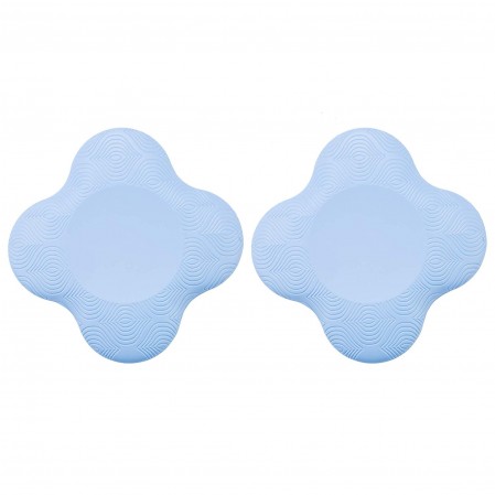 Yoga Knee PU Pads Support for Yoga and Pilates Exercise, Cushion for Knees,Elbow and Head 2 Packs
