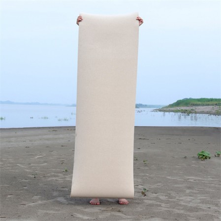 Non-toxic strong traction natural Jute hemp Rubber Yoga Mat