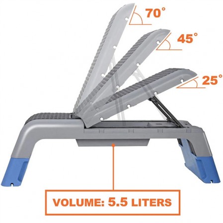 Wholesale Adjustable Fitness Equipment Steppers 3 Levels Aerobic Step