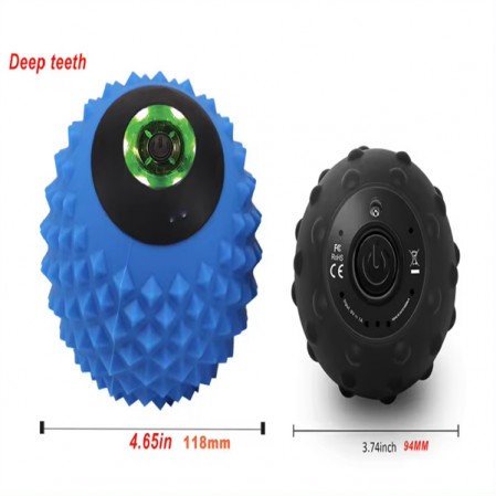 Electric cold&heated silicone yoga Massage vibrating Ball