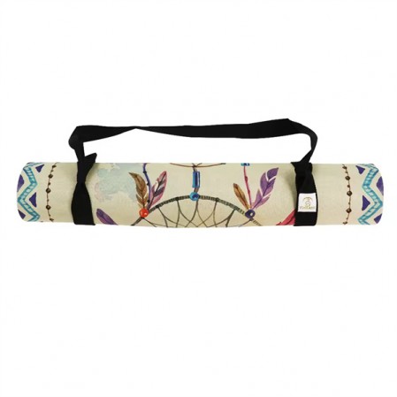 Free Sample Custom Design Printed Jute Yoga Mat Hemp Yoga mat