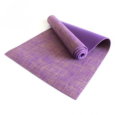 2024 New Premium Wild Hemp Gray 6mm 12 mm Jute Yoga Mat
