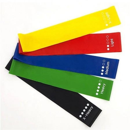 Elastic Yoga Pilates Rubbe body Stretch Exercise Resistance Loop Bands