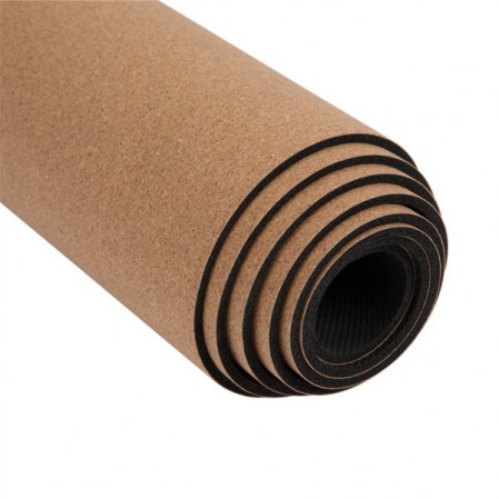Natural Organic Eco Friendly 100% Cork Rubber 5mm Yoga Mat