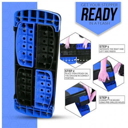 Wholesale Mini Exercise Stepper Platform Adjustable Aerobic Step