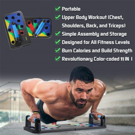 Foldable Push Up Board Folding Training Board Push Up Board