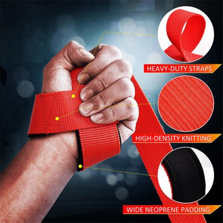 Wholesale Fitness Wrist Cuff Gym WeightLifting Straps Wrist Straps