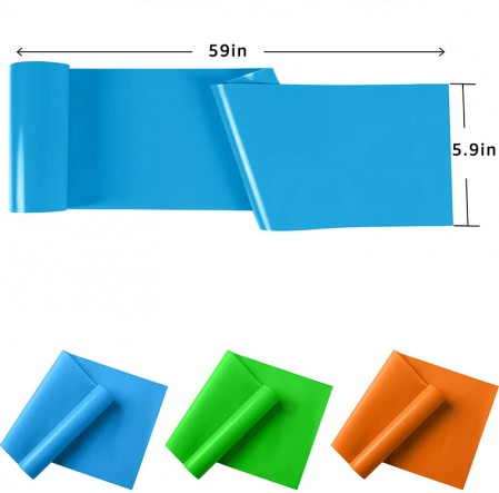 0.15mm 1.0mm Latex Elastic Yoga Pilates Band For Yoga Fitness