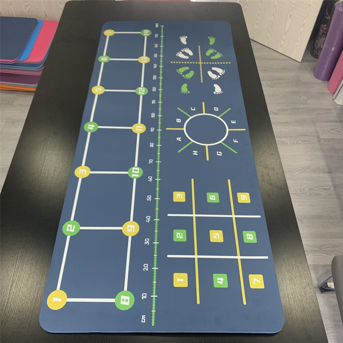 High Quality Tpe Yoga Mat -
 Wholesale home yoga mat children’s sports jump rope mat professional lazer engraving mat – Rise Group