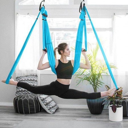 Aerial Flying Ceiling Anchors Yoga Hammock For Gym Home Fitness