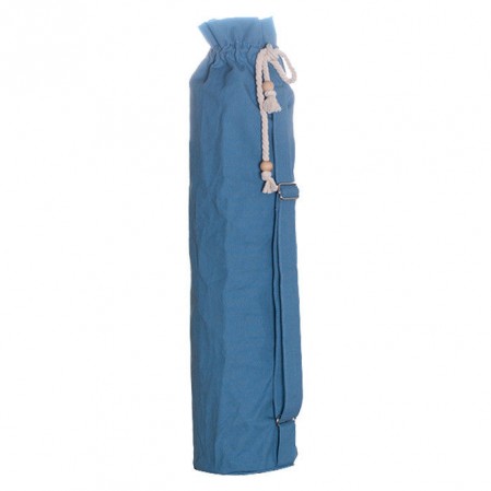 70×14cm Eco friendly Cotton Canvas Yoga Mat Carrying bag with Drawstring