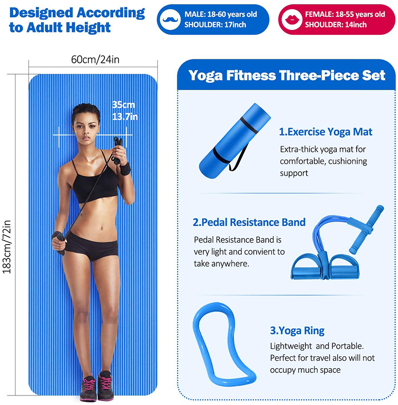 Yoga Equipment Set Including Yoga Ring/8 shaped Resistance - Temu