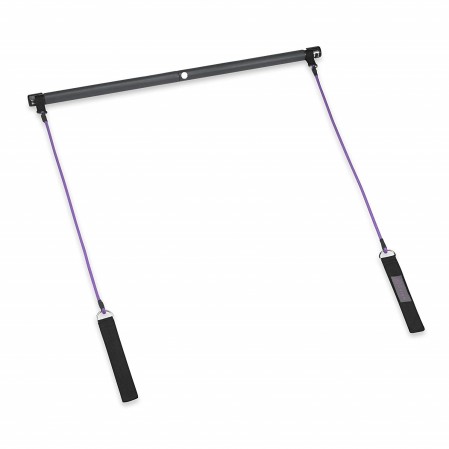 Pilates Bar yoga Kit With Resistance Band, Adjustable Pilates Exercise Stick Toning Bar