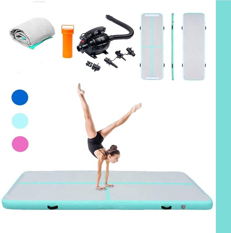 Manufacturer of Yoga Ring -
 Custom cheap 3mx1mx10cm Thick Inflatable airtrack Gym equipment gymastics air track tumbling gymnastics mat For Yoga Fitness – Rise Group