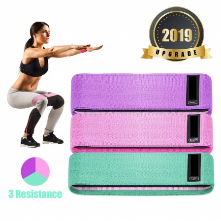 Fabric Resistance Bands set Booty Hip Bands Rolling Circle Bands