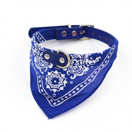 5 Pack Dog Bandana with Adjustable Buckle, Handmade Dog Collar