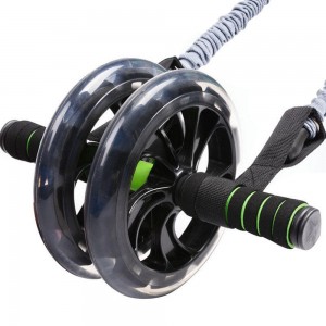 Ab Abdominal Exercise Roller With resistance band
