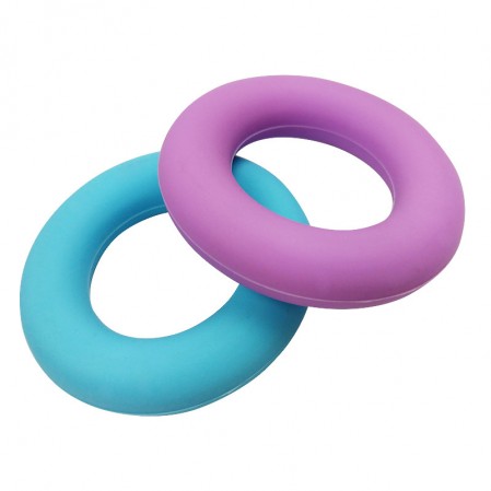 Logo service Silicone hand grip silicone rubber hand grip ring Finger Strength Training