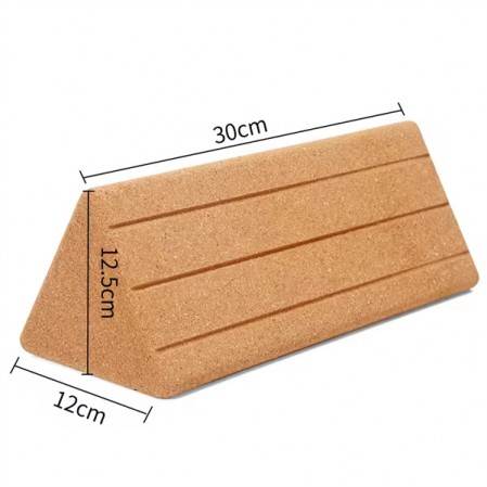 Cork yoga non-slip training high heel knee tilt board pedal